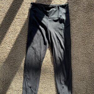 Athleta Vitality Stash Pocket 7/8 Leggings Black Mesh Size Small NWOT